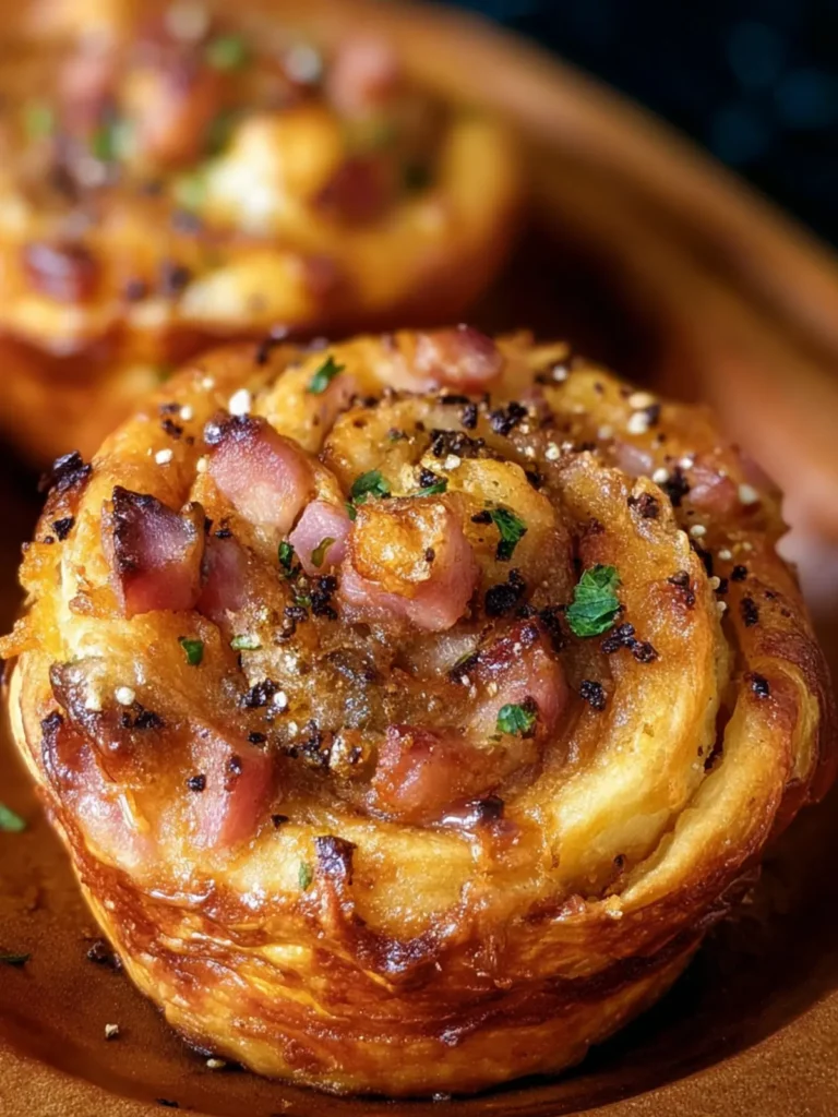 Ham and Cheese Cruffins First Image