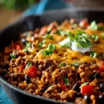 One-Pan Tex-Mex Ground Beef Skillet First Image