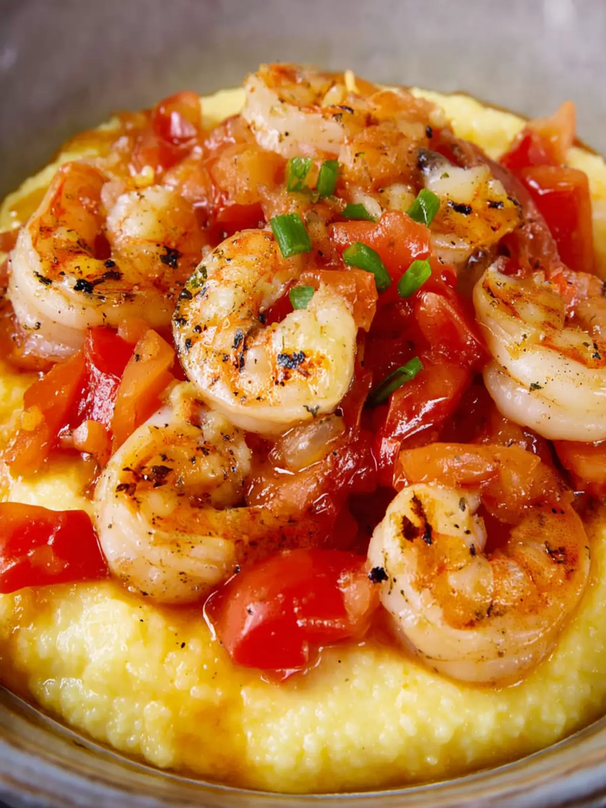 Shrimp And Grits For One First Image