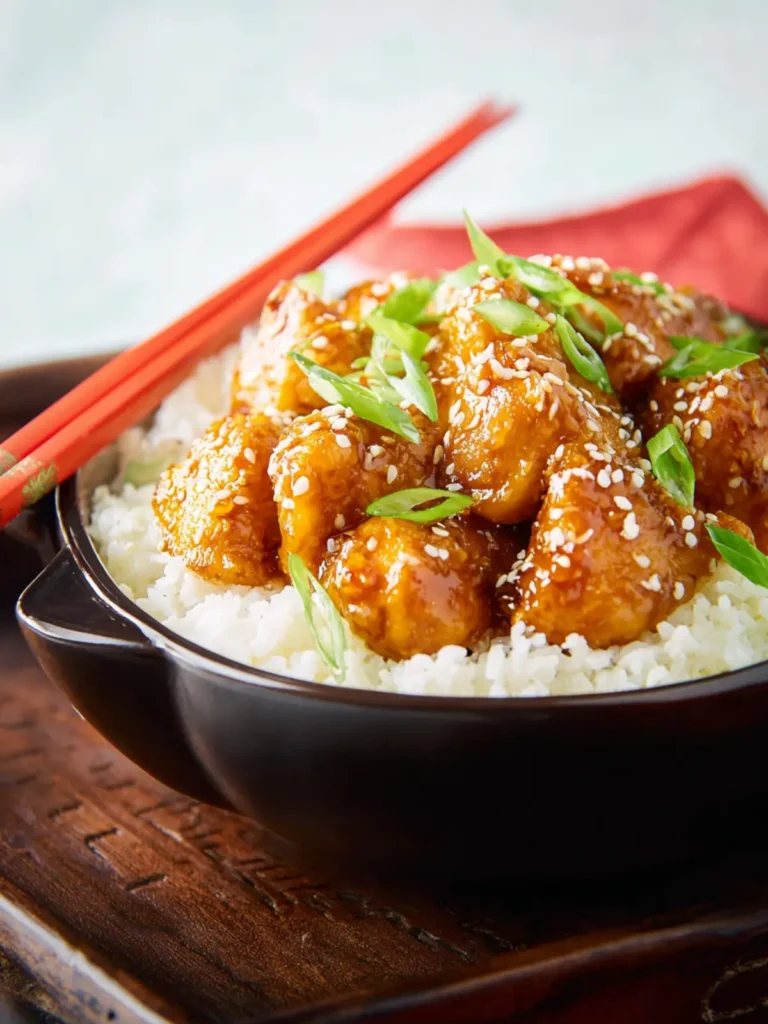 Slow Cooker Orange Chicken First Image