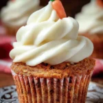 Small Batch Carrot Cake Cupcakes First Image