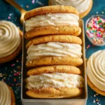 Sugar Sandwich Cookies with Cream Cheese Frosting First Image