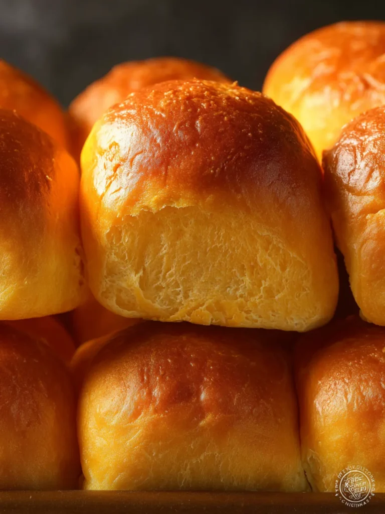 Sweet Potato Dinner Rolls First Image