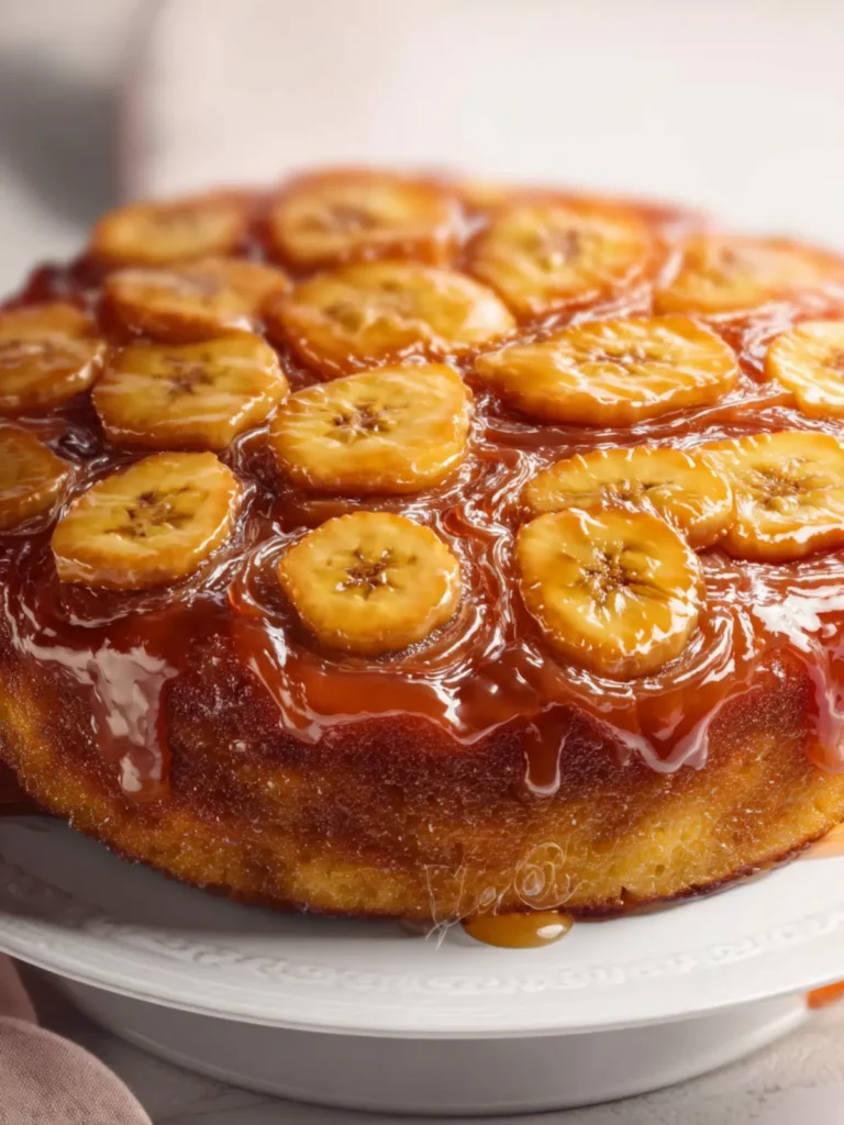 Banana Upside Down Cake First Image