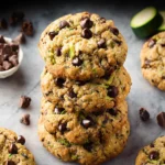 Chocolate Chip Almond Flour Zucchini Cookies First Image