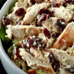 Cranberry Almond Chicken Salad Recipe First Image