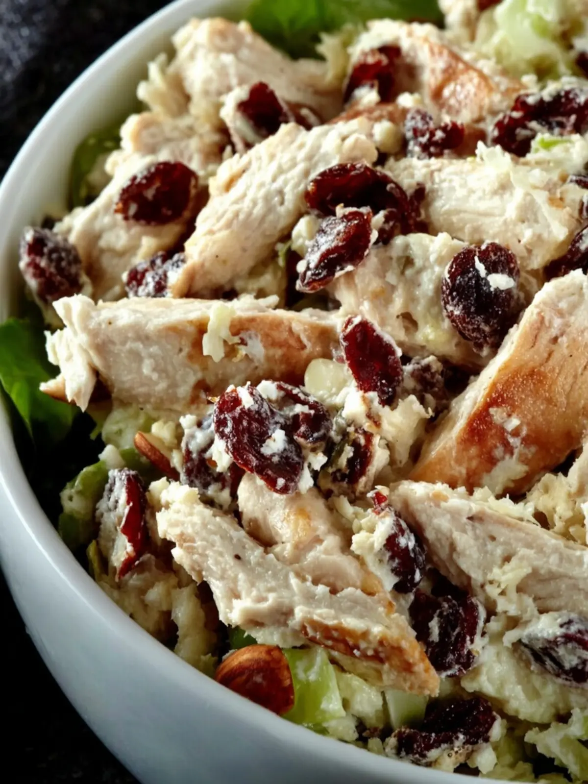 Cranberry Almond Chicken Salad Recipe First Image