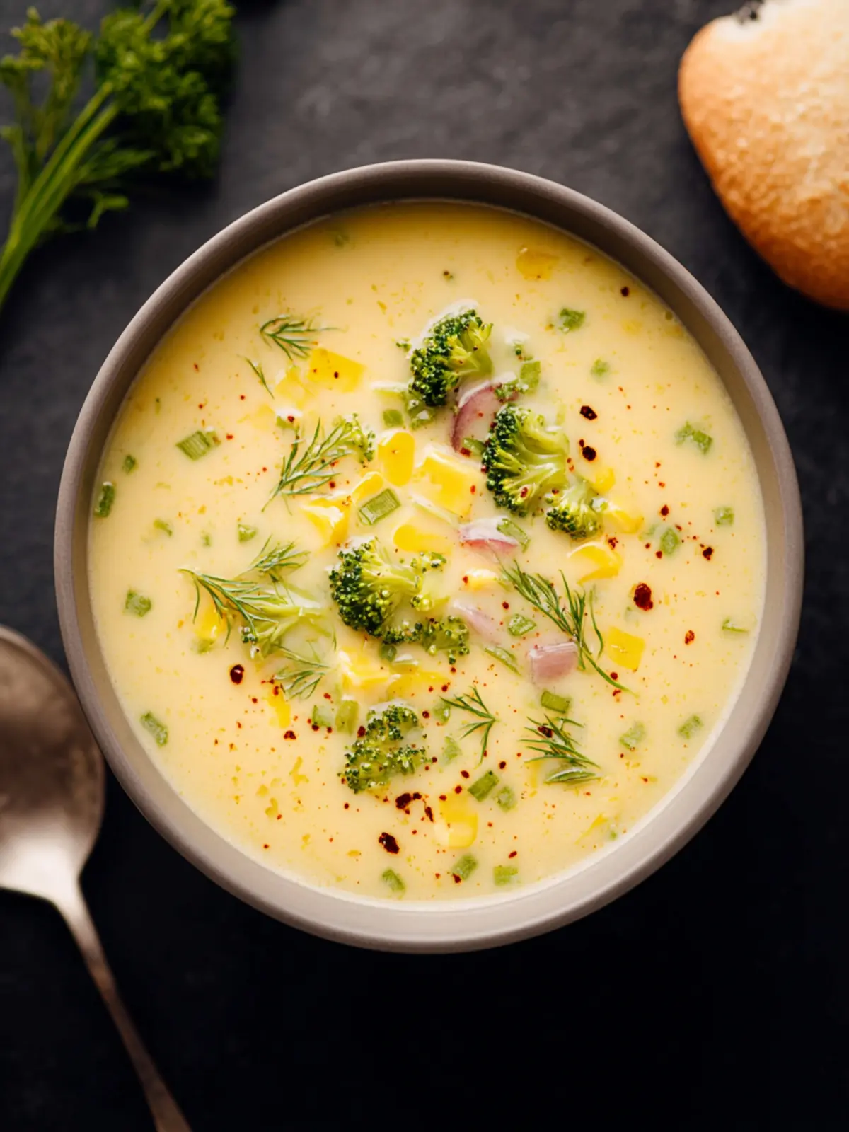 Creamy Vegetable Soup First Image