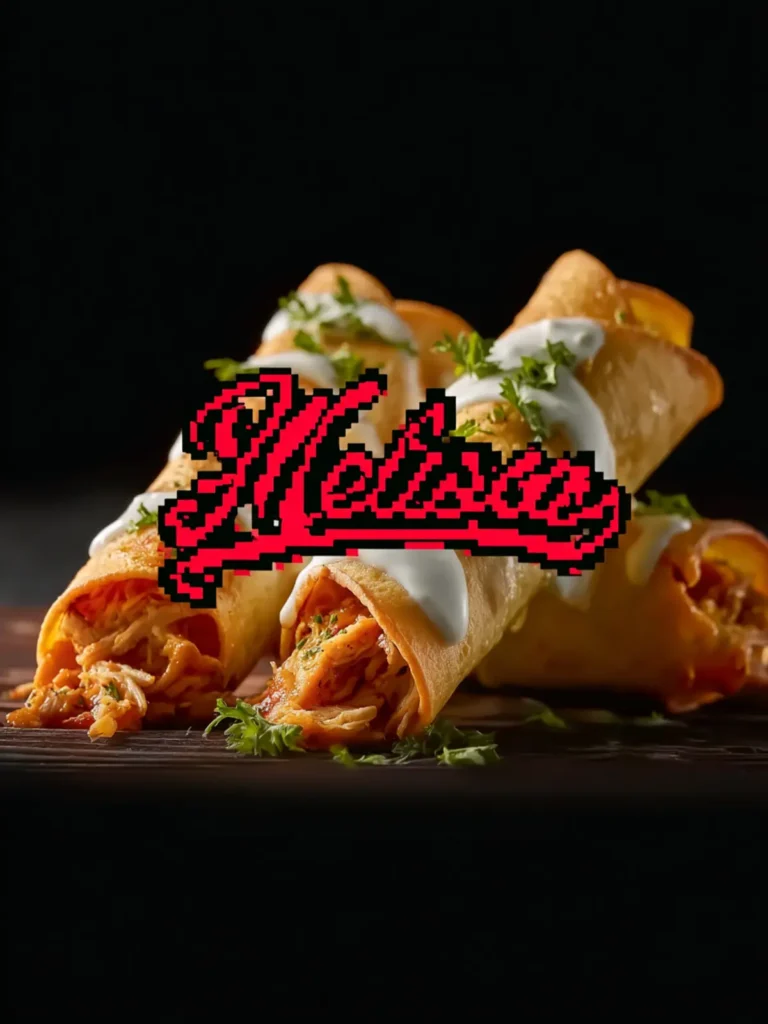 Crispy Dill Pickle Ranch Chicken Taquitos – Flavor Bomb! First Image