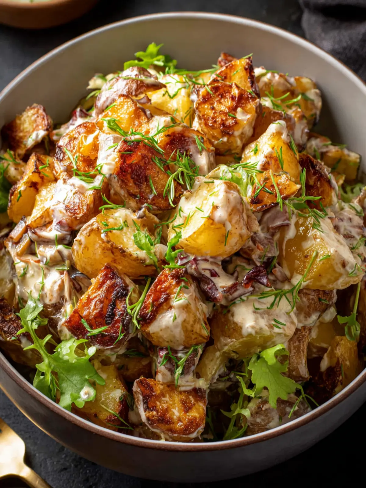 French Onion Roasted Potato Salad First Image