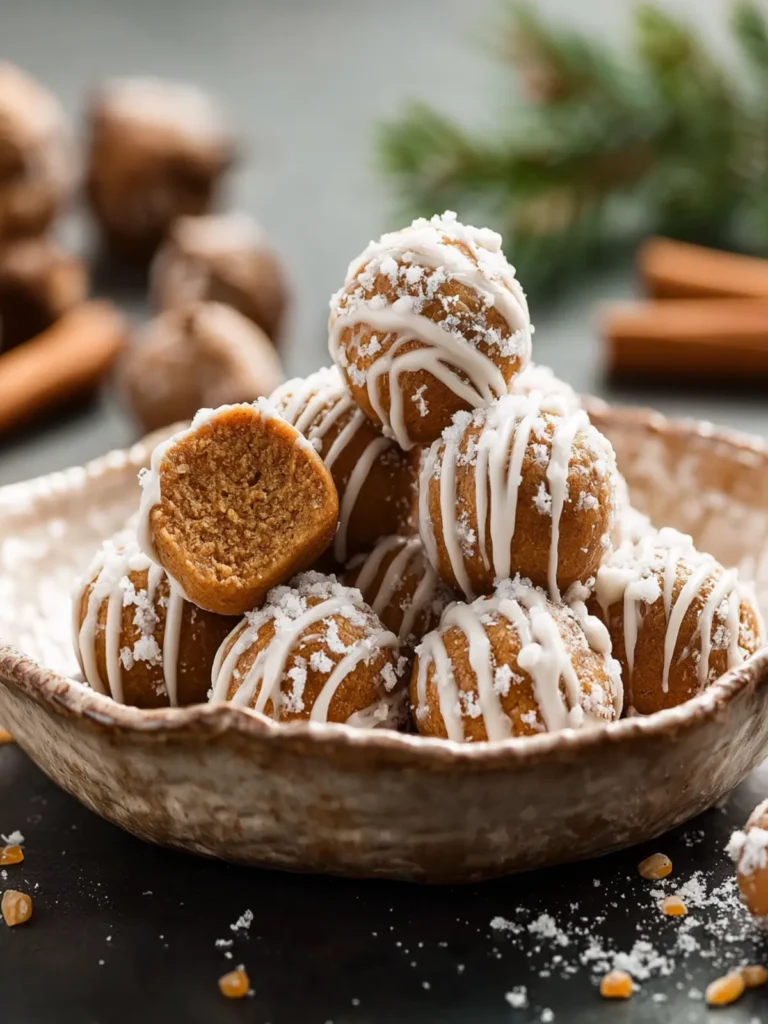 Gingerbread Protein Balls First Image