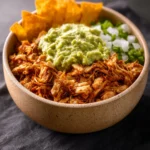 Pulled Chicken & Guacamole Bowl – Healthy Protein Meal First Image