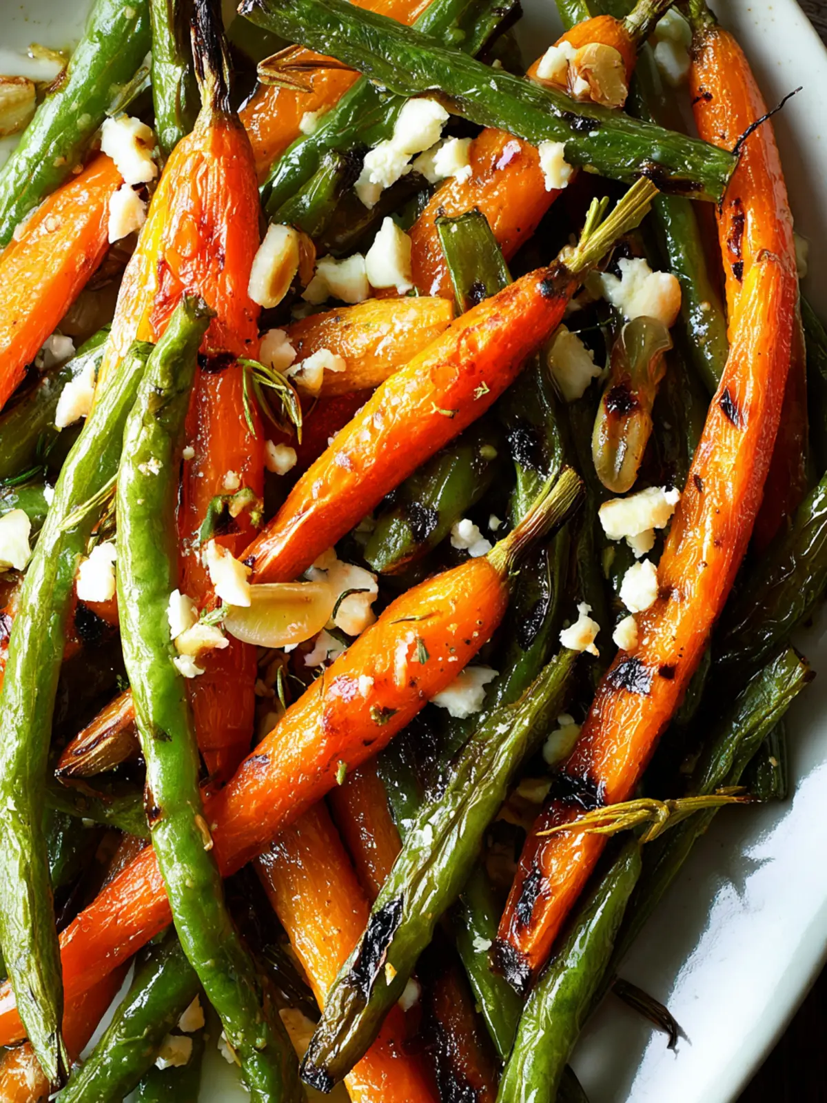 Roasted Green Beans Carrots First Image
