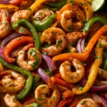Sheet Pan Shrimp Fajitas First Image