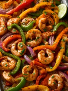 Sheet Pan Shrimp Fajitas First Image