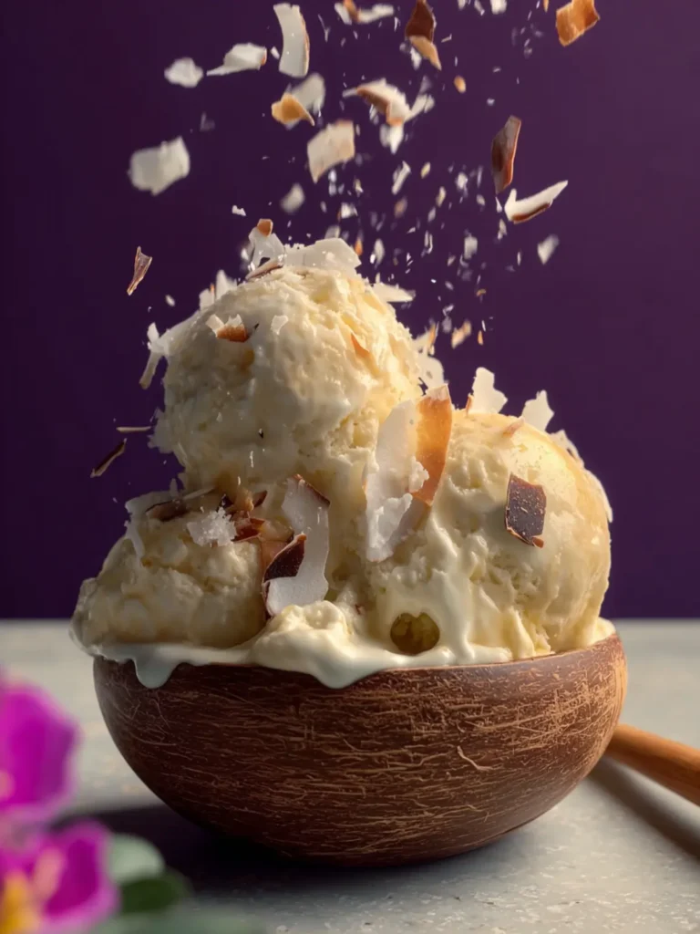 Vegan Coconut Ice Cream First Image