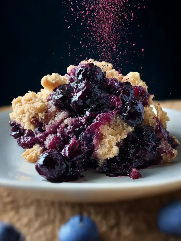 Blueberry Dump Cake First Image