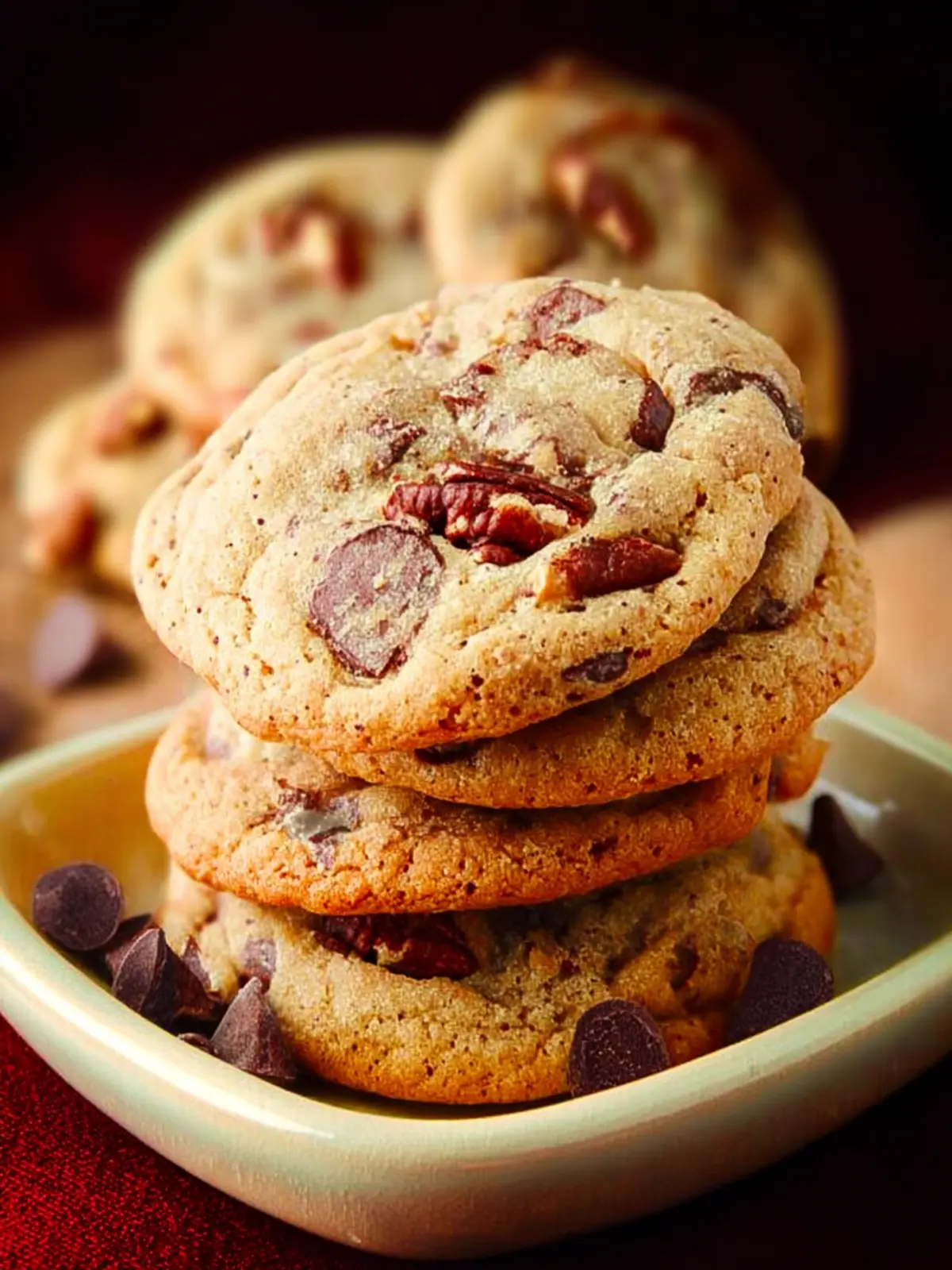 Chocolate Chip Pecan Cookies First Image
