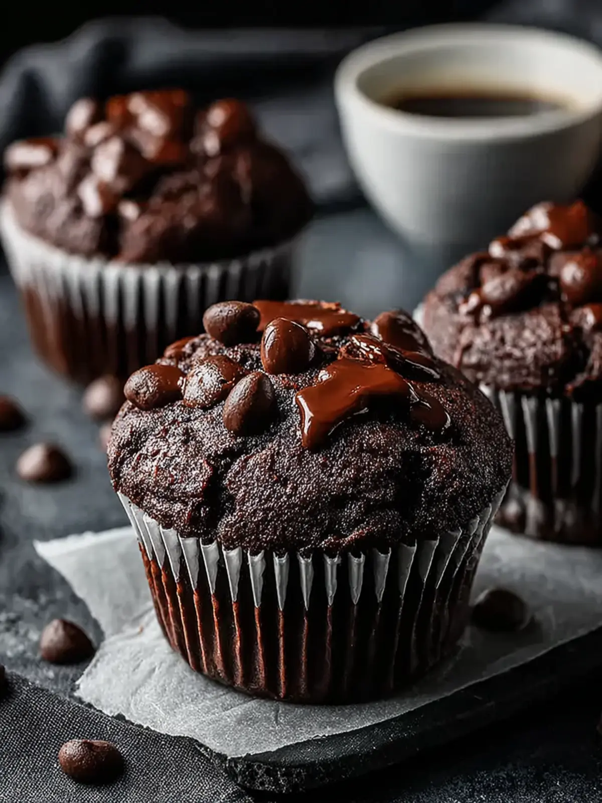 Double Chocolate Espresso Muffins: Indulgent Morning Bliss