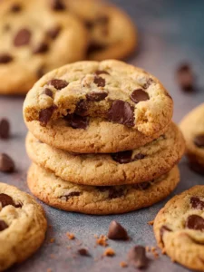 eggless chocolate chip cookies First Image