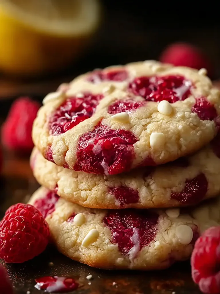 lemon raspberry cookies First Image