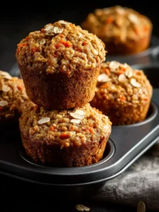 oatmeal carrot muffins First Image