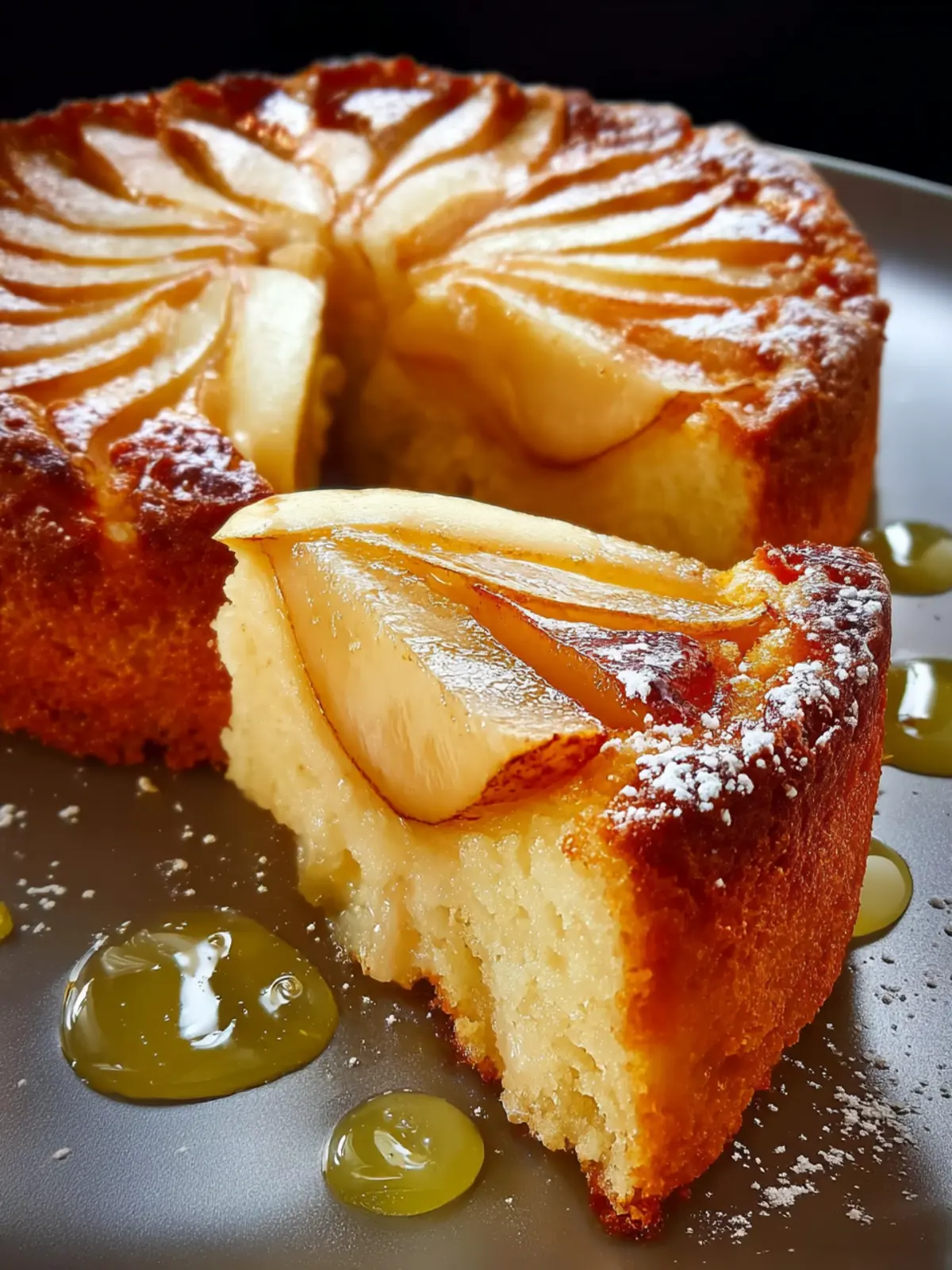 pear frangipane cake First Image