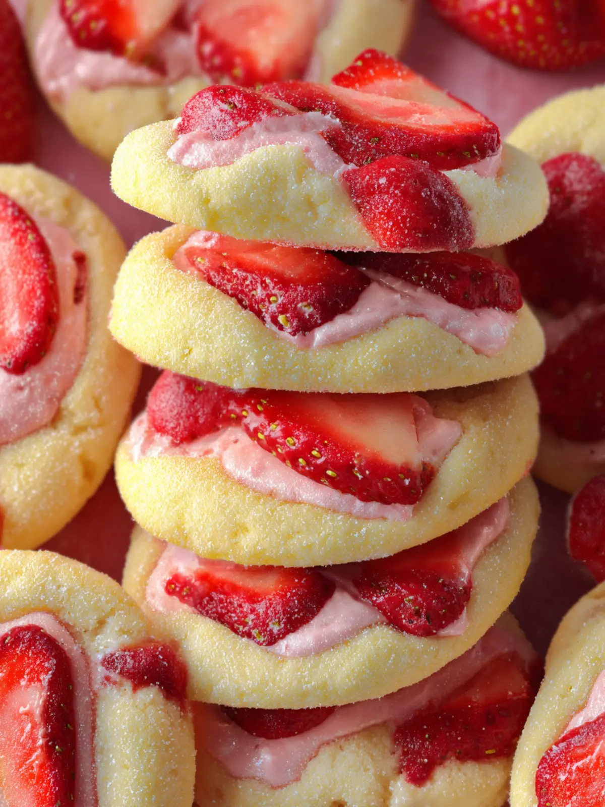 Strawberry Cream Cheese Cookies That Are Simply Irresistible